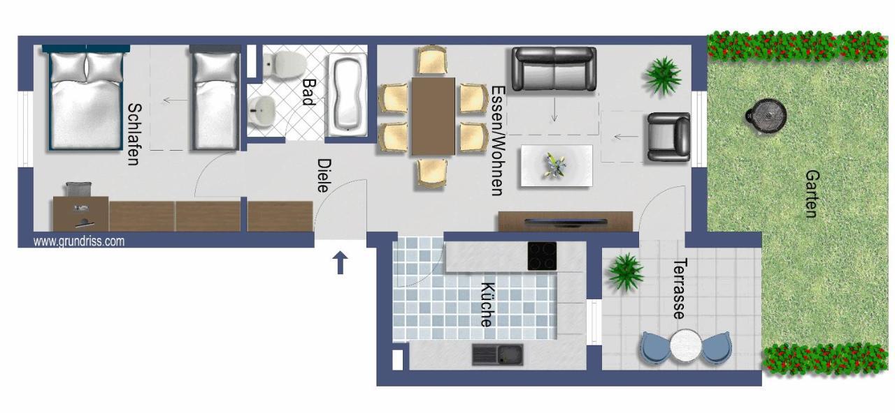 Ferienwohnung Am Seepark Пфулендорф Екстериор снимка