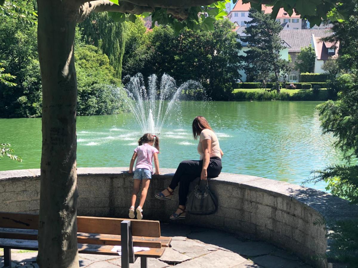 Ferienwohnung Am Seepark Пфулендорф Екстериор снимка